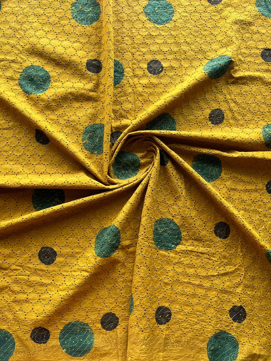 Handblock Printed Ajrakh Hakoba Fabric-22464