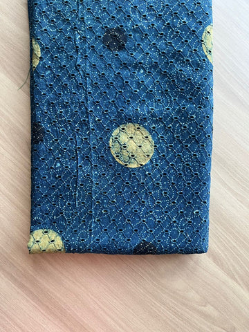 Handblock Printed Ajrakh Hakoba Fabric-22465