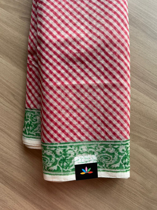 Printed blended Kota saree-22477