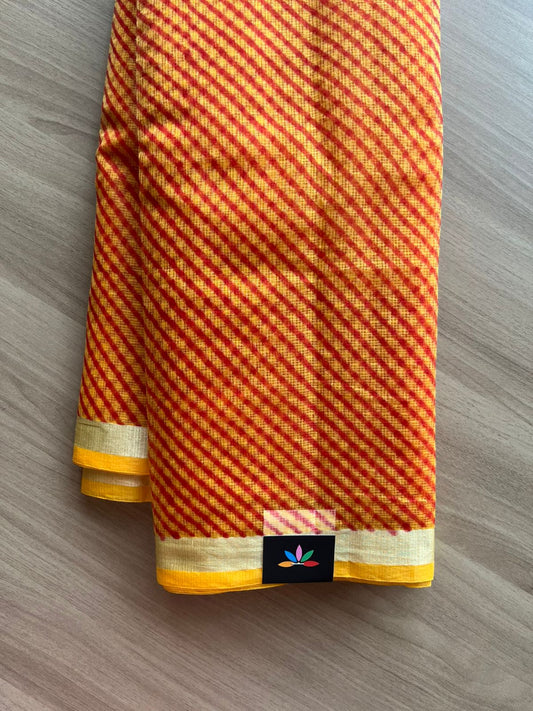 Printed blended Kota saree-22481