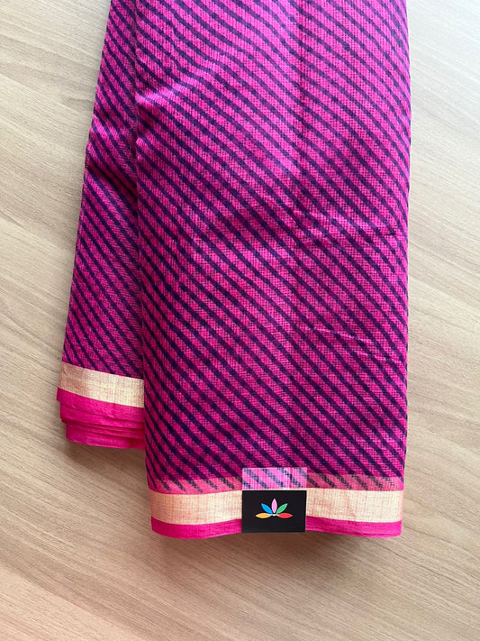 Printed blended Kota saree-22483