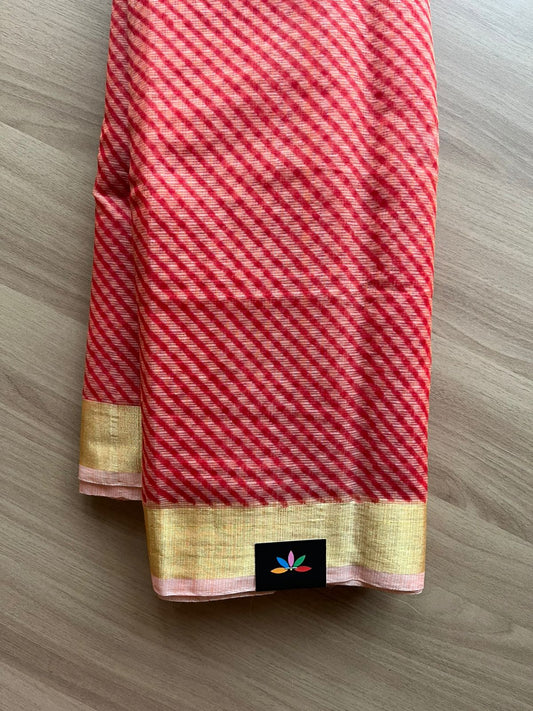Printed blended Kota saree-22519