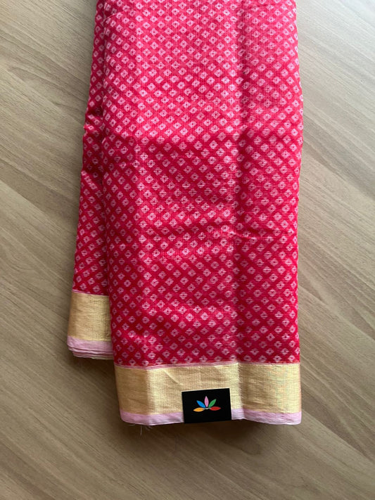Printed blended Kota saree-22520