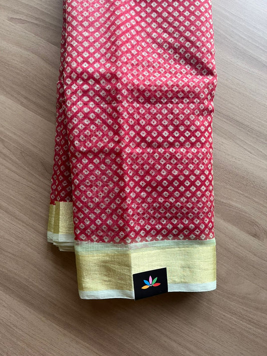 Printed blended Kota saree-22521
