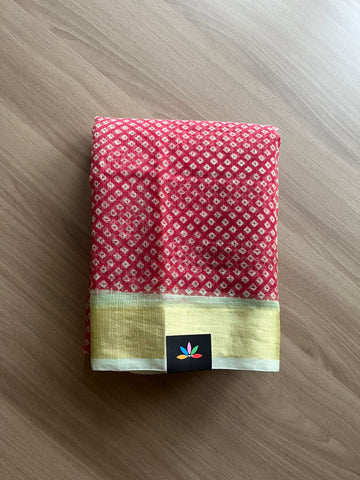 Printed blended Kota saree-22521