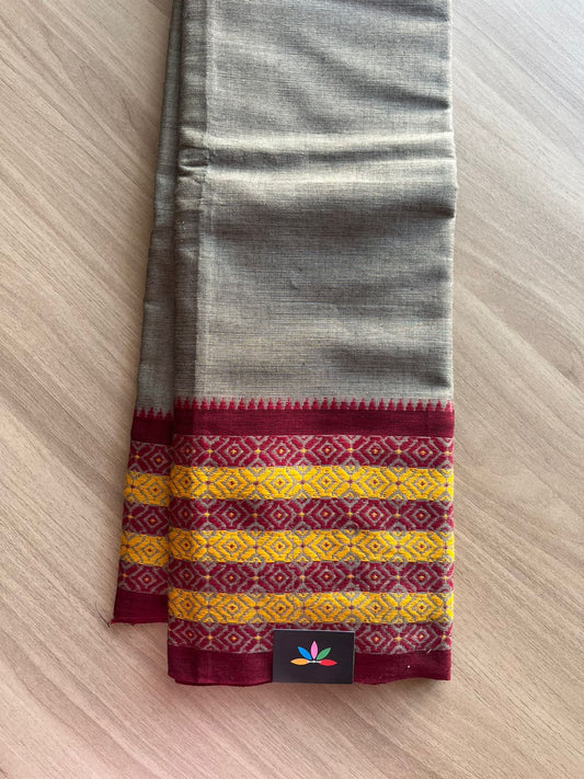 Handloom Bengal Soft Cotton Saree -22824 - 22825