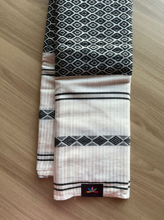 Handloom Bengal Soft Cotton Saree -22828 - 22829