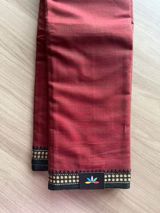 Handloom Bengal Soft Cotton Saree -22837