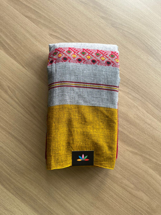 Handloom Bengal Soft Cotton Saree -22857