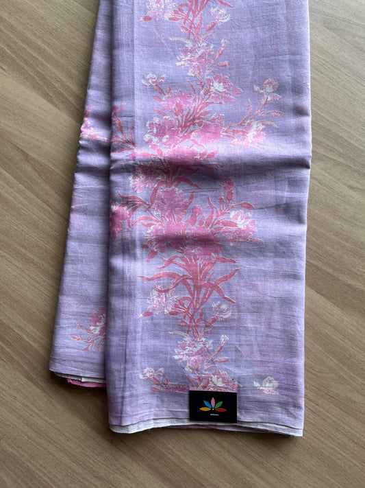 Printed Fine Mul Cotton Saree-23218