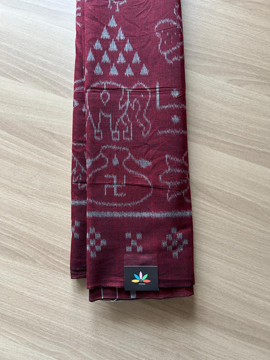 Handloom Orissa Ikkat Handloom Cotton Saree-23243