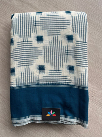 Handloom Double Ikkat Cotton Saree -23313