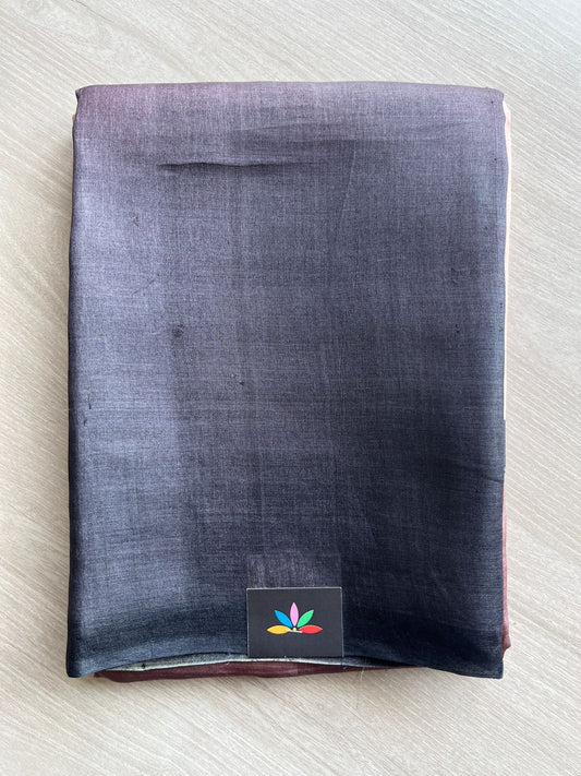 Gradient Desi Tussar Saree with Hand Painted Krishna Pallu - 23333