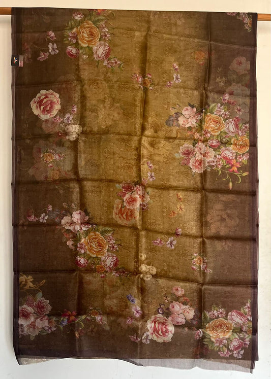 Digital Printed Pure Kota Silk Saree - 23336