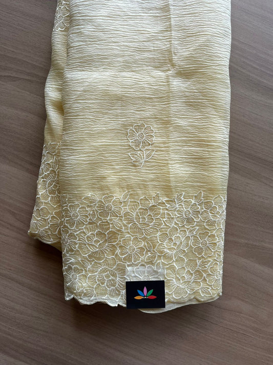 Gradient Designer Semi Organza Saree -23374