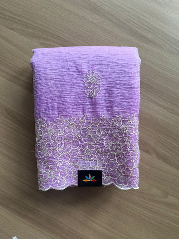Gradient Designer Semi Organza Saree -23376