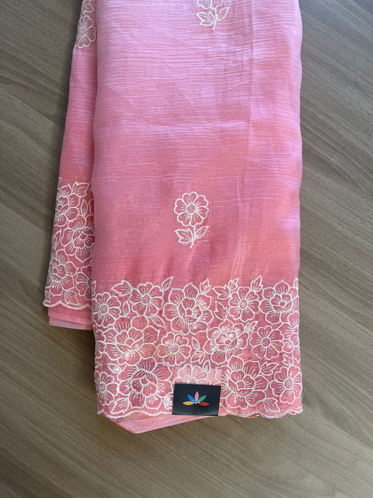 Gradient Designer Semi Organza Saree -23377