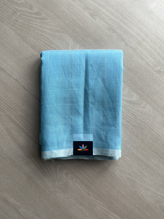 Mangalagiri Silk Cotton Saree with Digital Printed Pallu and Blouse-23469