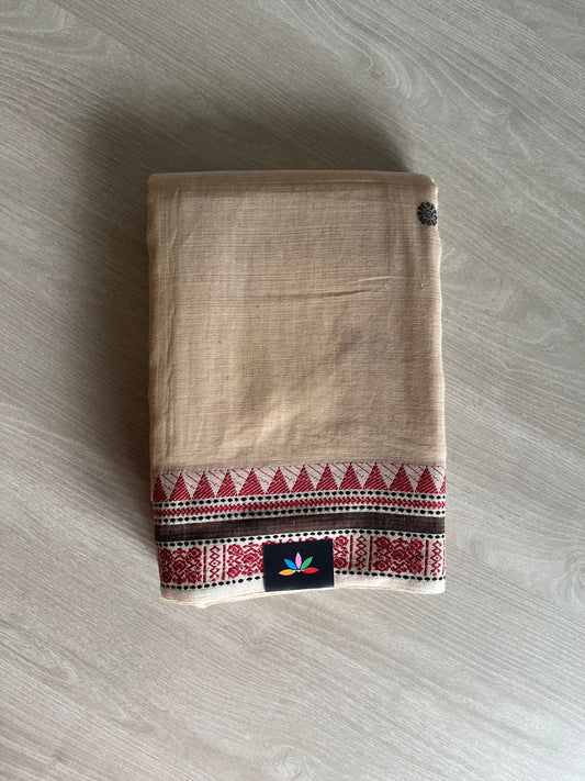 Floral Butta Bengal Soft Cotton Saree -23653-23654