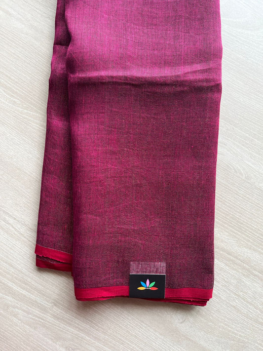 Handloom Tissue Linen Saree -23703