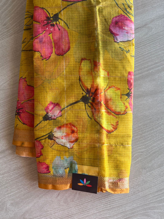 Digital Printed Pure Kota Cotton Saree-23739
