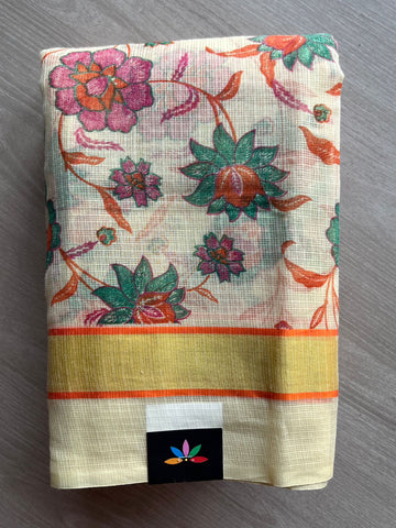 Floral Print Kota Saree-23750