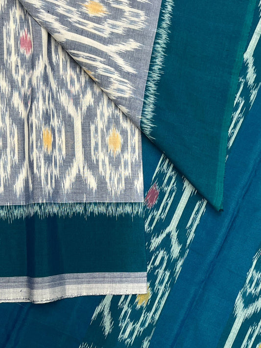 Handwoven Pochampally Ikkat Cotton Saree -23790