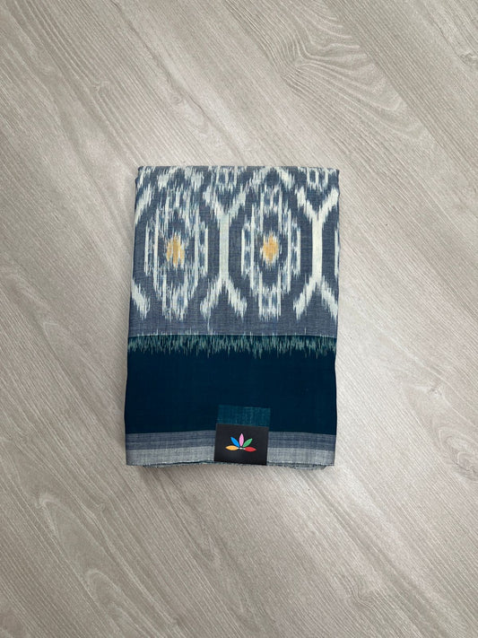 Handwoven Pochampally Ikkat Cotton Saree -23790