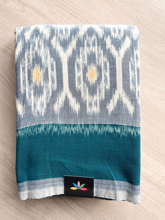Handwoven Pochampally Ikkat Cotton Saree -23790
