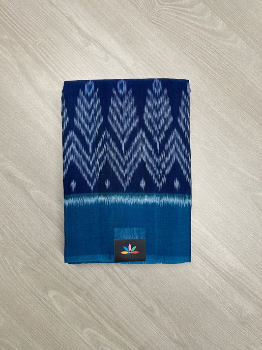 Handwoven Pochampally Ikkat Cotton Saree -23792