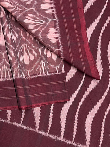 Handwoven Pochampally Ikkat Cotton Saree -23794