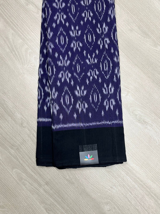 Handwoven Pochampally Ikkat Cotton Saree -23795