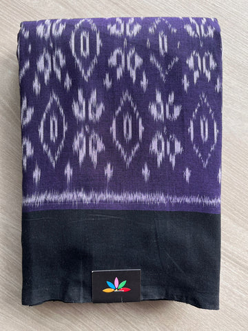 Handwoven Pochampally Ikkat Cotton Saree -23795