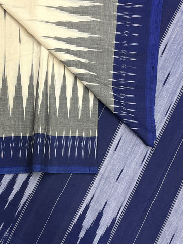 Handwoven Pochampally Ikkat Cotton Saree -23796