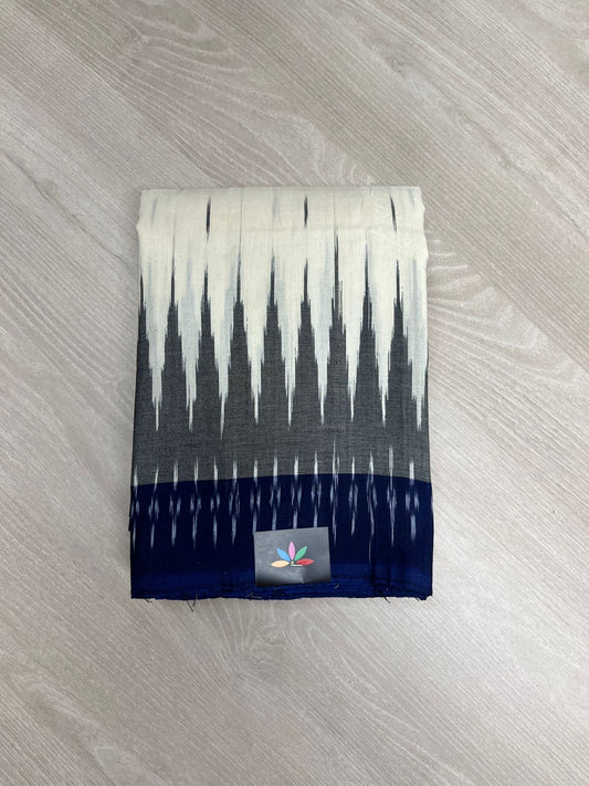 Handwoven Pochampally Ikkat Cotton Saree -23796