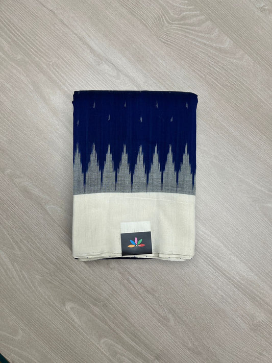 Handwoven Pochampally Ikkat Cotton Saree -23798