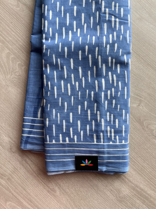 Designer Screen Printed Mul Cotton Saree-24002-24006