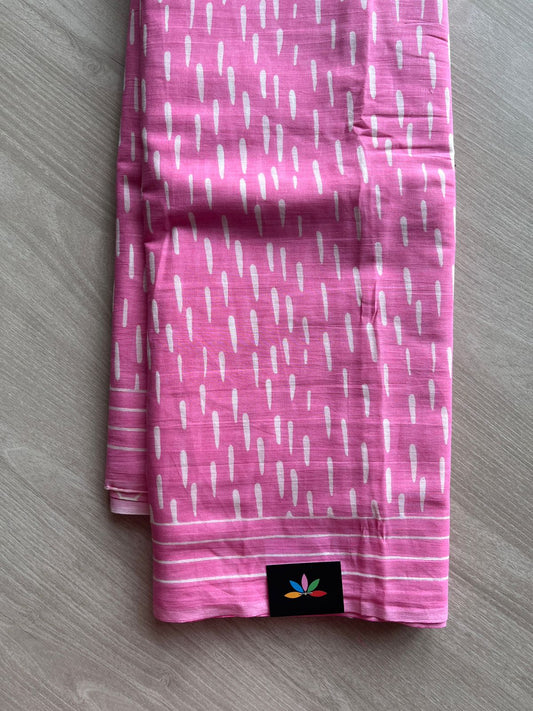 Designer Screen Printed Mul Cotton Saree-24007-24011