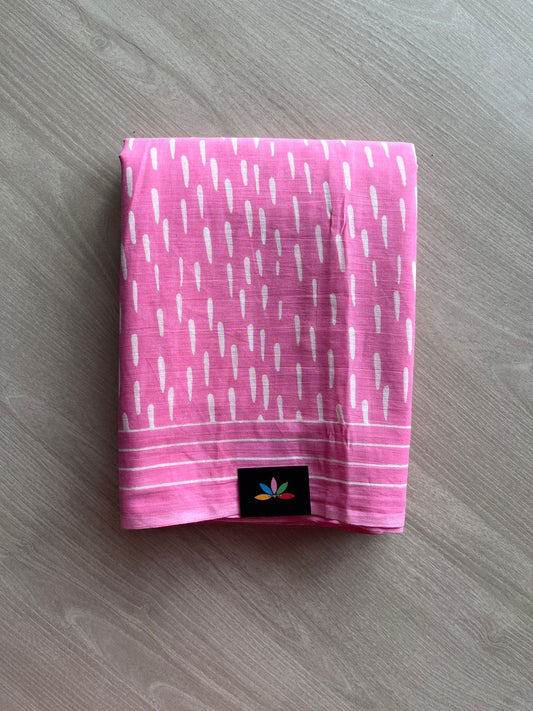 Designer Screen Printed Mul Cotton Saree-24007-24011