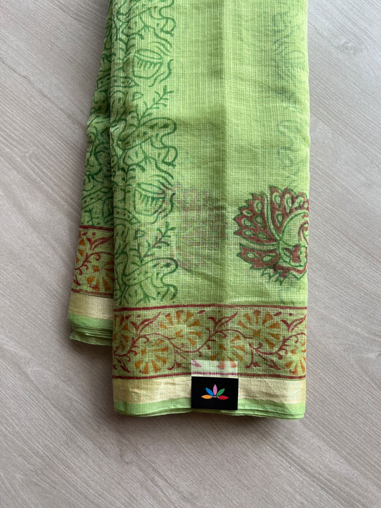 Printed blended Kota saree-24077