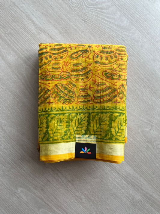 Printed blended Kota saree-24078