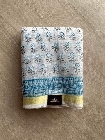 Printed blended Kota saree-24081
