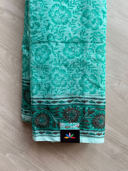 Printed blended Kota saree-24092