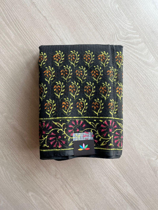 Printed blended Kota saree-24095