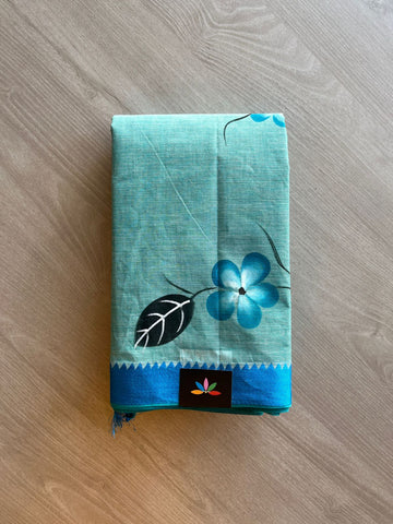 Hand painted Bengal Cotton Saree-24105
