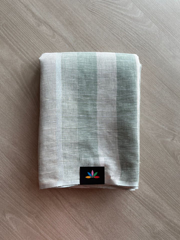 Half and Half Simple Linen Saree- 24149
