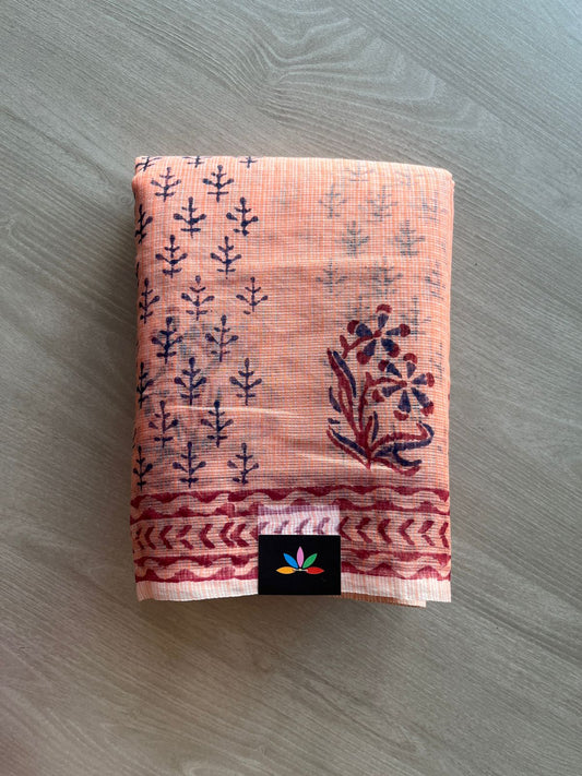 Printed blended Kota saree-24298
