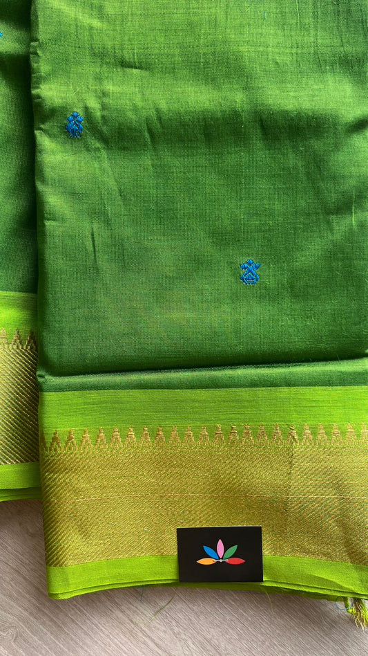 Simple Semi Silk Cotton Saree -24382