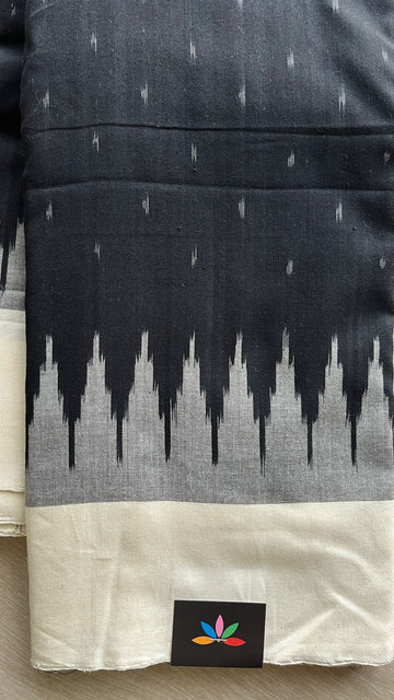 Handwoven Pochampally Ikkat Cotton Saree -24423