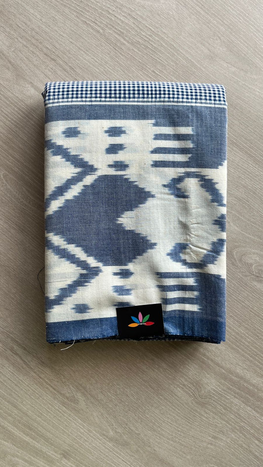 Handwoven Pochampally Ikkat Cotton Saree -24425